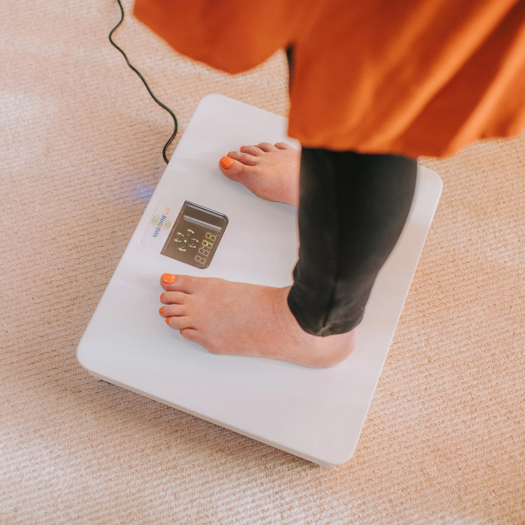 Marodyne LiV low-intensity vibration device in a clinical setting